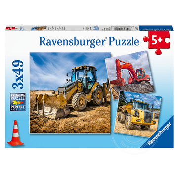 Ravensburger Ravensburger Digger at Work Puzzle 3 x 49pcs