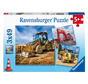Ravensburger Digger at Work Puzzle 3 x 49pcs
