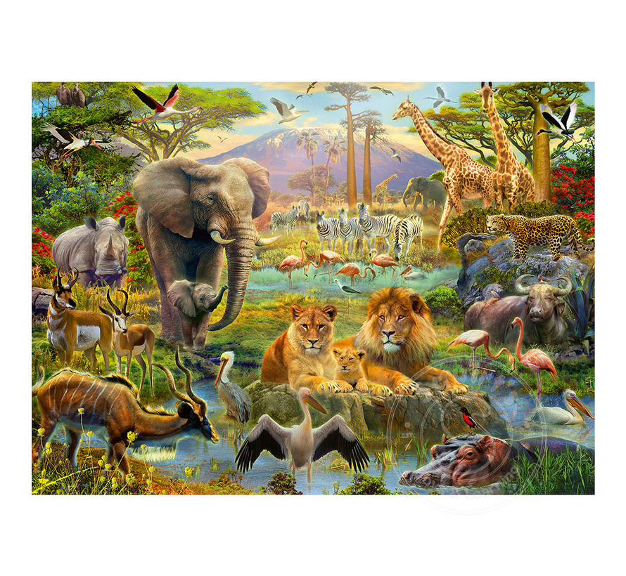 Ravensburger Animals of the Savanna Puzzle 200pcs