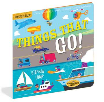 Workman Publishing Indestructibles Book Things That Go!