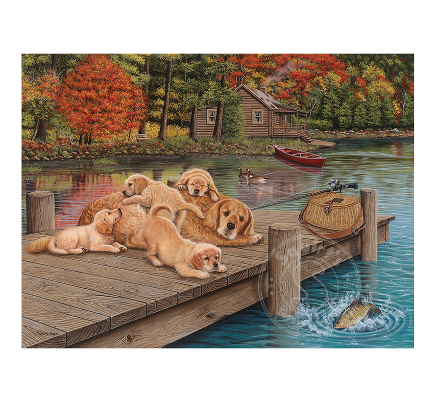 Cobble Hill Lazy Day on the Dock Easy Handling Puzzle 275pcs