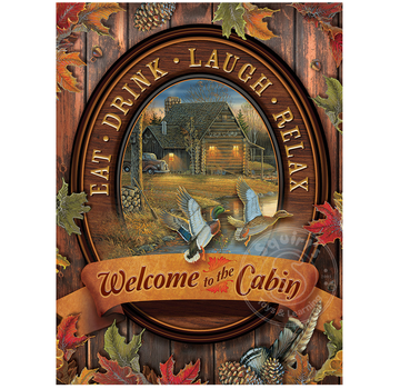 Cobble Hill Puzzles FINAL SALE Cobble Hill Welcome to the Cabin Easy Handling Puzzle 275pcs RETIRED