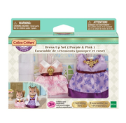 Calico Critters Calico Critters Town Dress Up Set, Purple & Pink - RETIRED