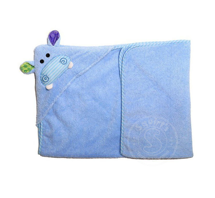 Henry the Hippo Baby Hooded Towel (0-18M)