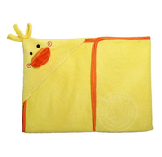 Zoocchini Puddles the Duck Baby Hooded Towel (0-18M)