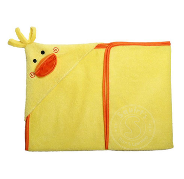 Zoocchini Puddles the Duck Baby Hooded Towel (0-18M)
