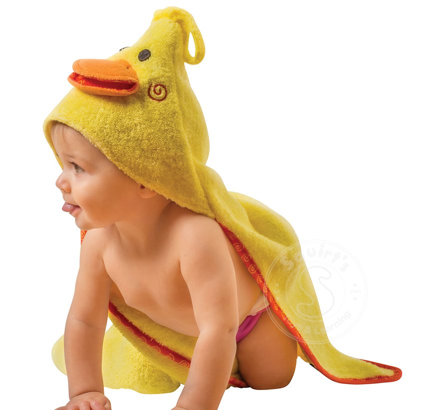 Puddles the Duck Baby Hooded Towel (0-18M)