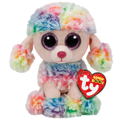 TY TY Beanie Boos Rainbow Poodle Reg