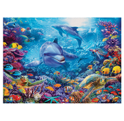 Cobble Hill Puzzles Cobble Hill Dolphins at Play Puzzle 1000pcs