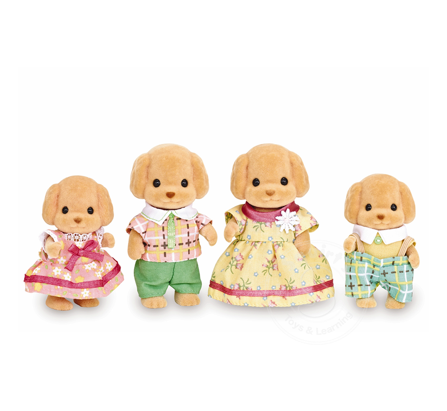 Calico Critters Toy Poodle Family