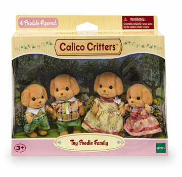Calico Critters Calico Critters Toy Poodle Family