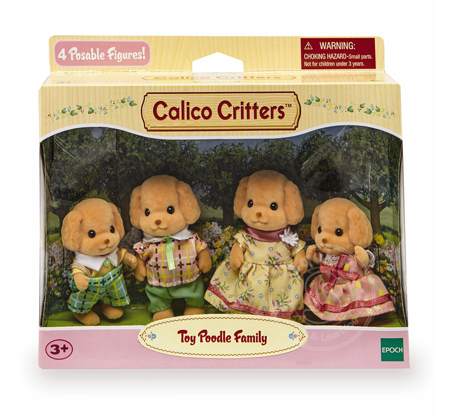 Calico Critters Toy Poodle Family