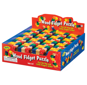 Toysmith Wooden Fidget Puzzle
