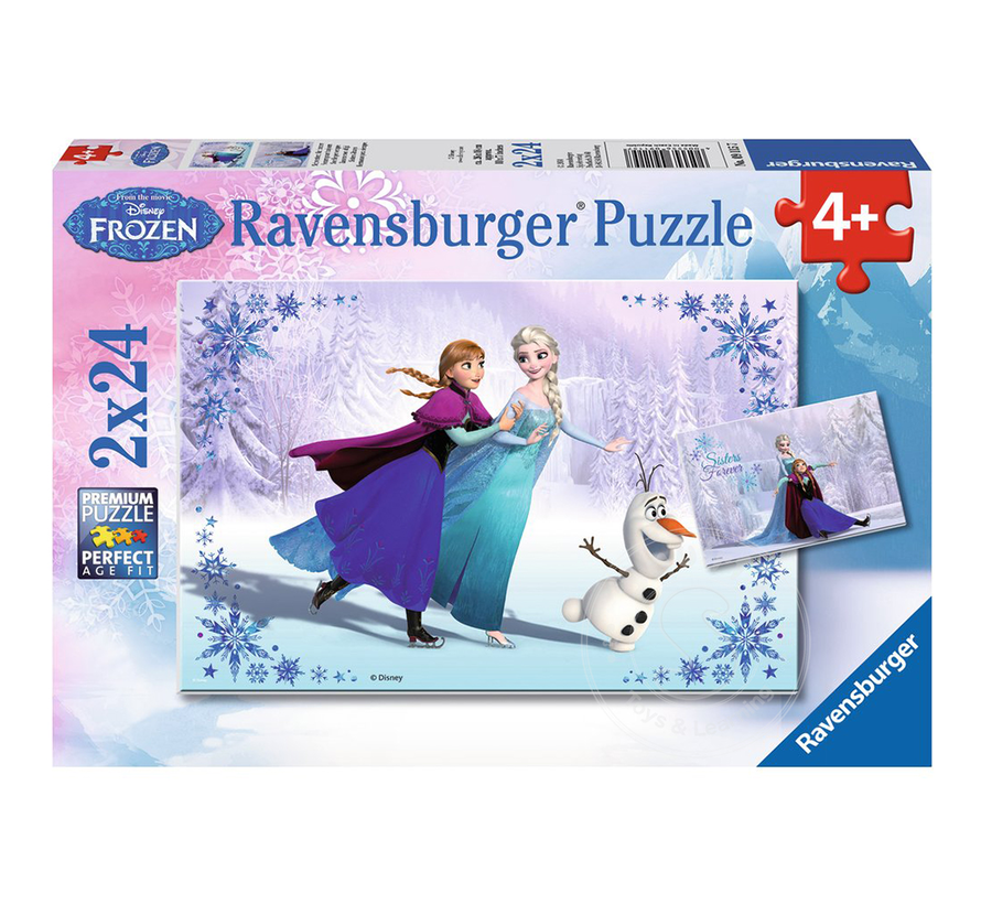 Ravensburger Frozen Sisters Always Puzzle 2 x 24pcs