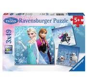 Ravensburger Ravensburger Frozen Winter Adventures Puzzle 3 x 49pcs