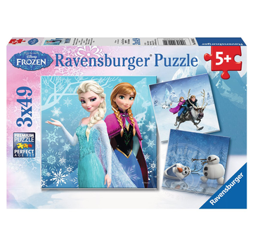 Ravensburger Ravensburger Frozen Winter Adventures Puzzle 3 x 49pcs