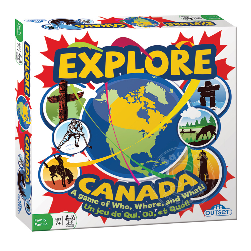 Explore Canada Game Squirt's Toys & Learning Co
