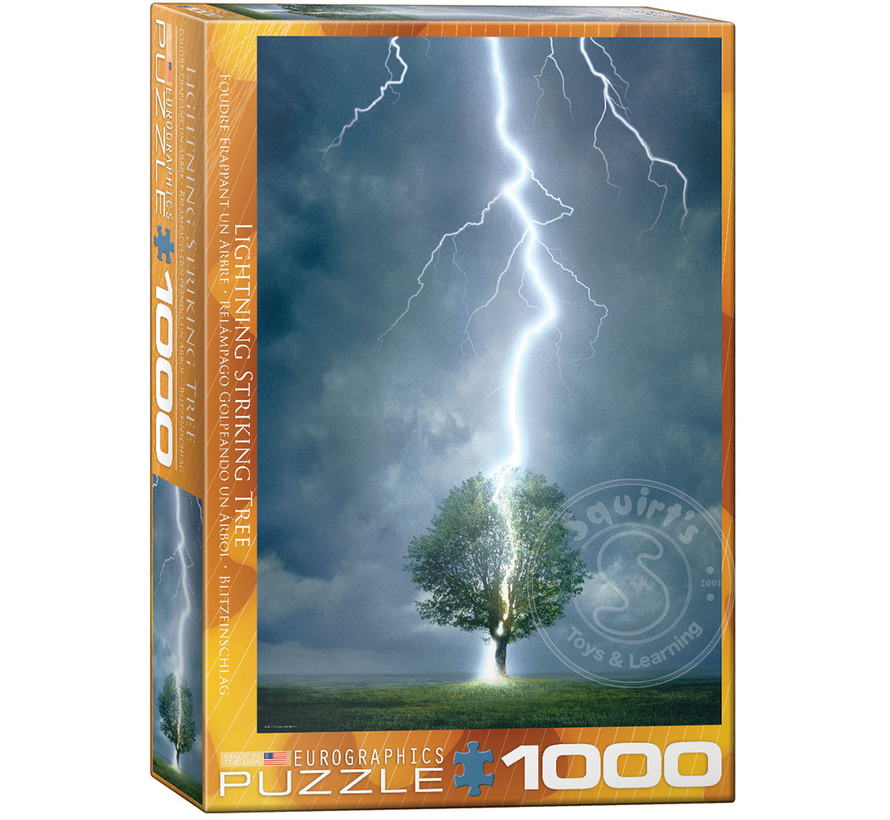 Eurographics Lightning Striking Tree Puzzle 1000pcs