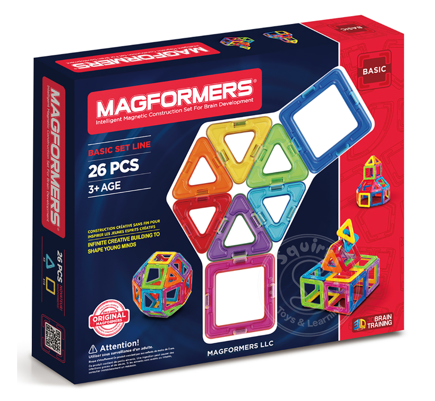 Magformers Standard Magnetic Building Set 26pcs