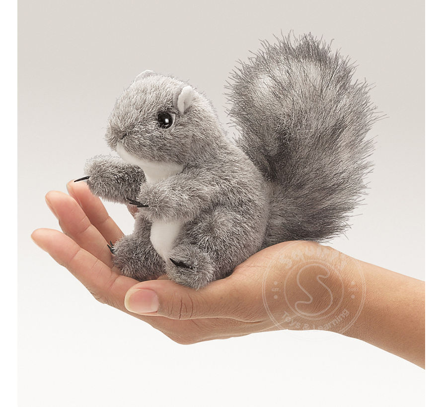 Folkmanis Gray Squirrel Finger Puppet