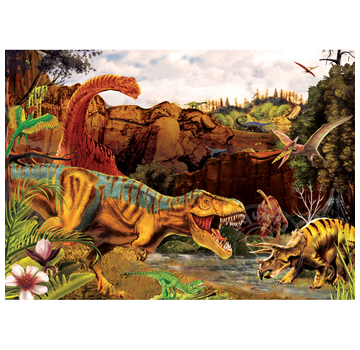Cobble Hill Puzzles Cobble Hill Dino Story Tray Puzzle 35pcs