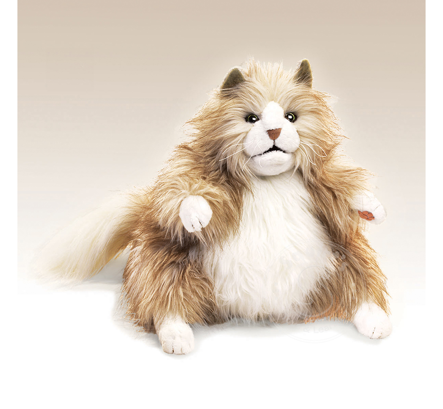 Folkmanis Fluffy Cat Puppet