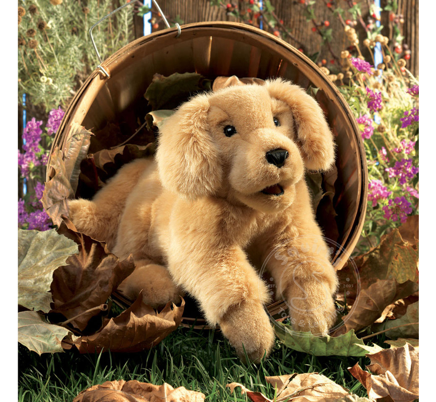Folkmanis Golden Retriever Puppy Puppet