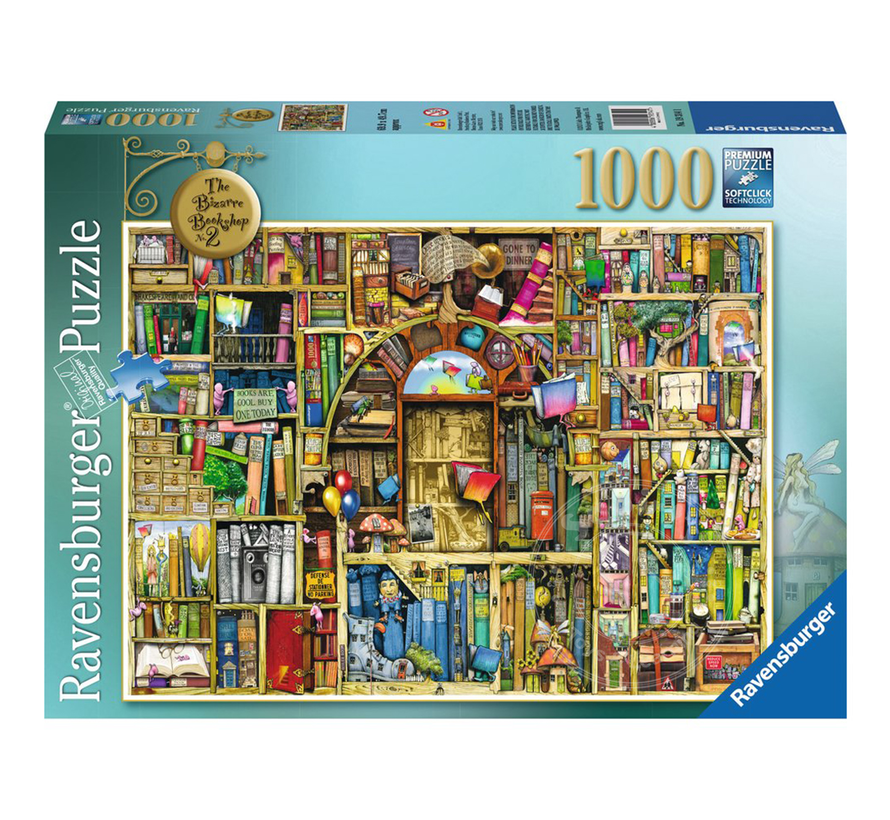 Ravensburger The Bizarre Bookshop Puzzle 1000pcs - Retired