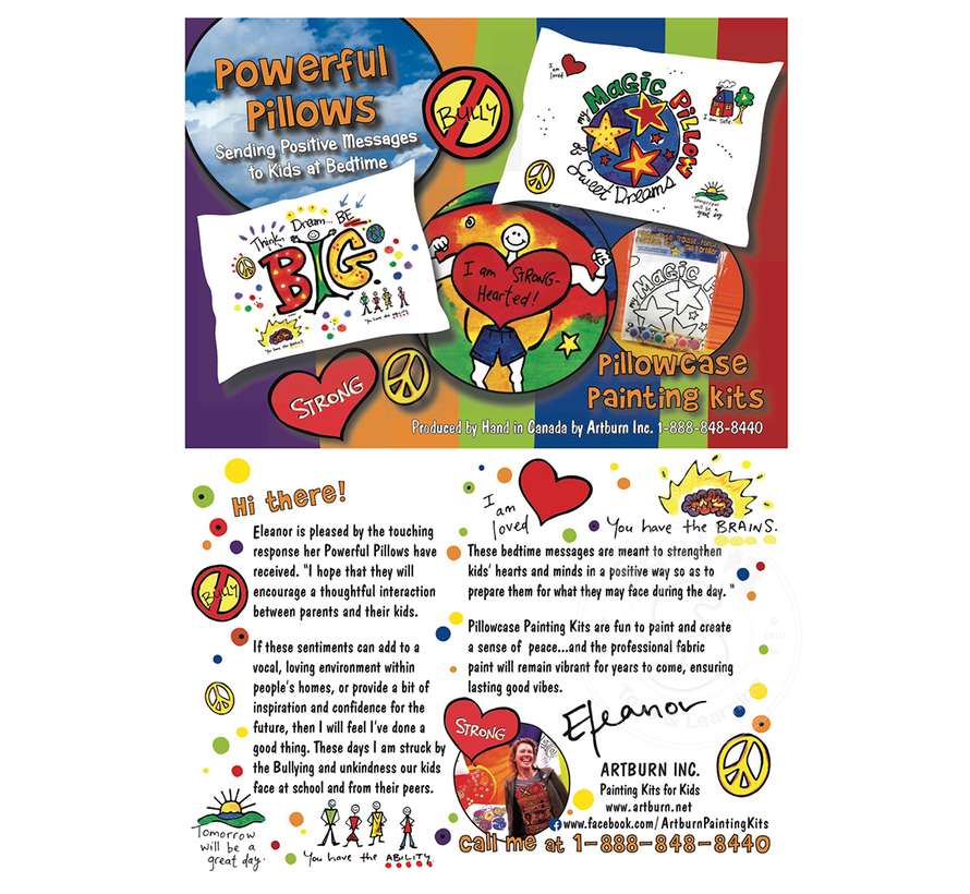 Pillow Case Painting Kit - Think Big