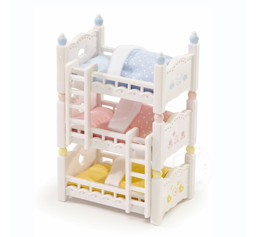 Calico Critters Triple Baby Bunk Beds