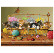 Cobble Hill Puzzles Cobble Hill Basket Case Family Puzzle 350pcs