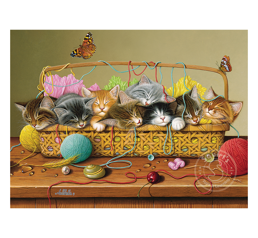 Cobble Hill Basket Case Family Puzzle 350pcs
