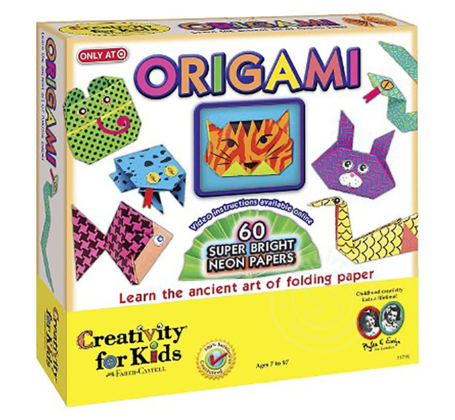 Creativity for Kids Origami Super Bright Neon Papers