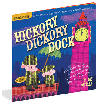 Workman Publishing Indestructibles Book Hickory Dickory Dock