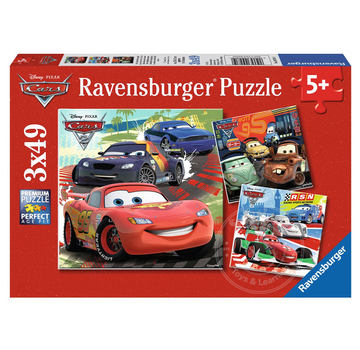 Ravensburger Ravensburger Disney Pixar Cars Worldwide Racing Fun Puzzle 3 x 49pcs