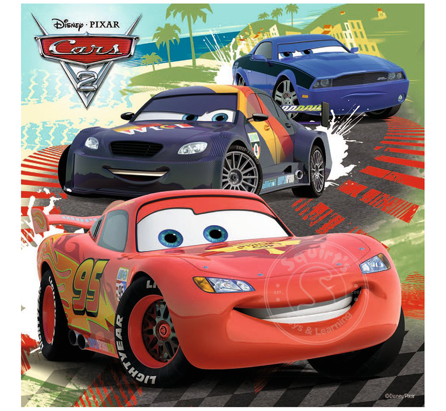 Ravensburger Disney Pixar Cars Worldwide Racing Fun Puzzle 3 x 49pcs