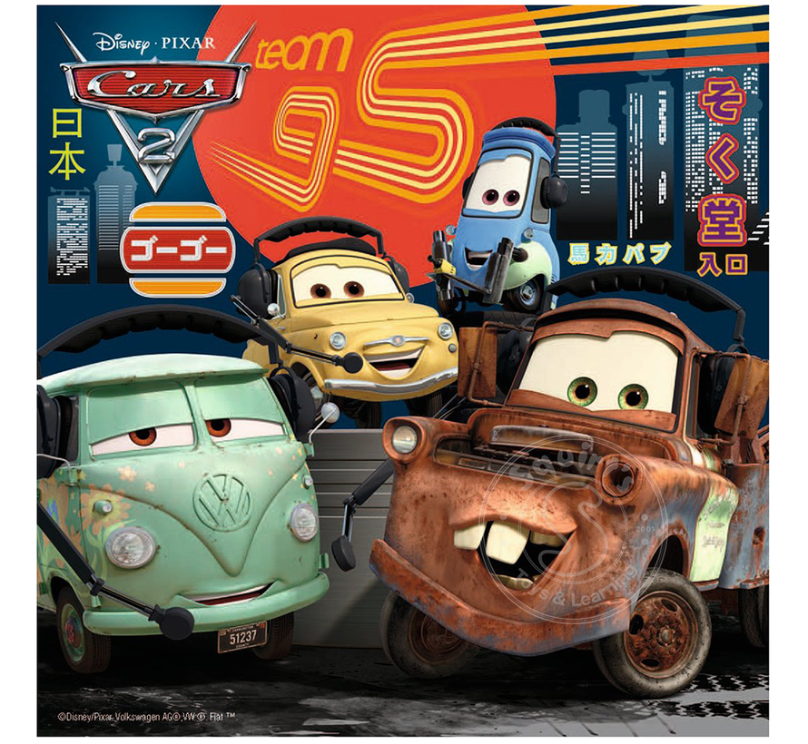 Ravensburger Disney Pixar Cars Worldwide Racing Fun Puzzle 3 x 49pcs