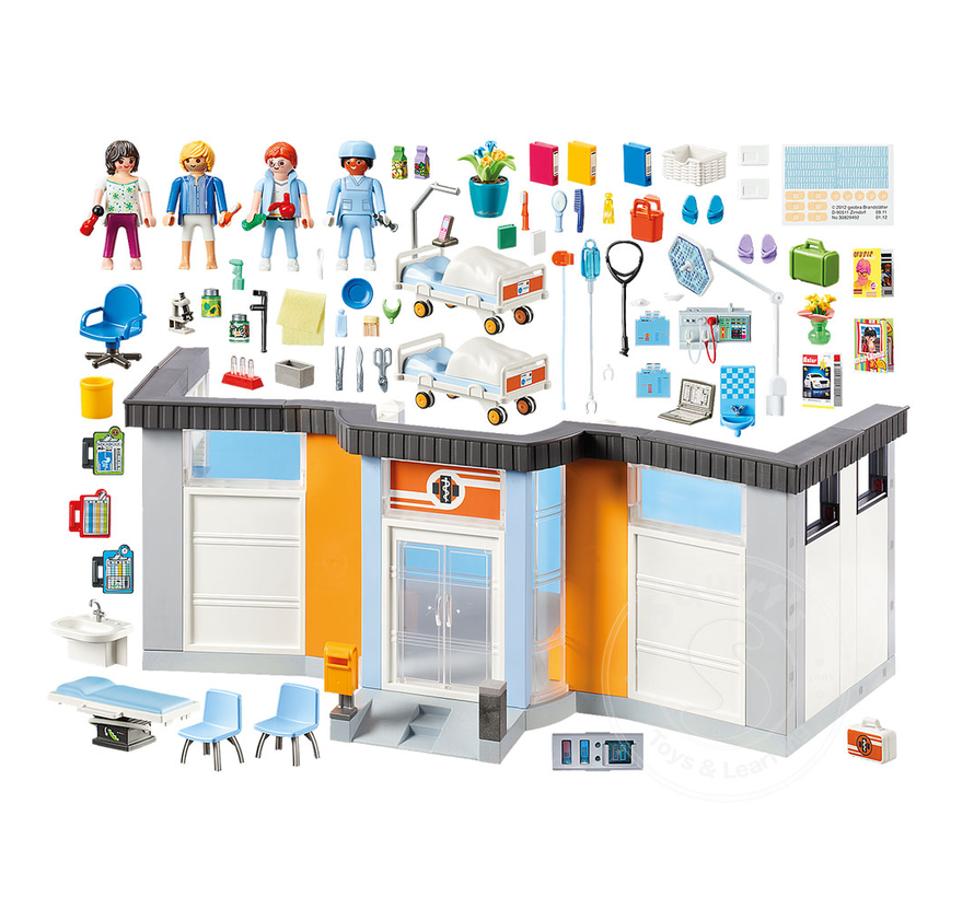 FINAL SALE Playmobil Furnished Hospital Wing RETIRED