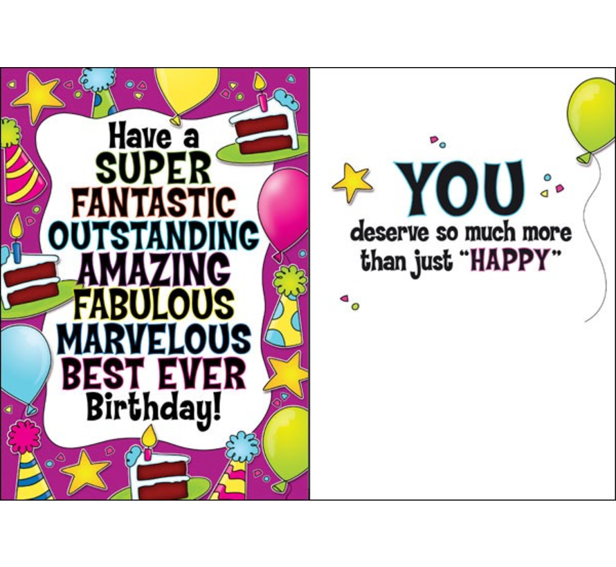 Best Ever Birthday Card