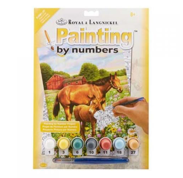 Royal & Langnickel Royal & Langnickel Painting by Numbers Horses in Field