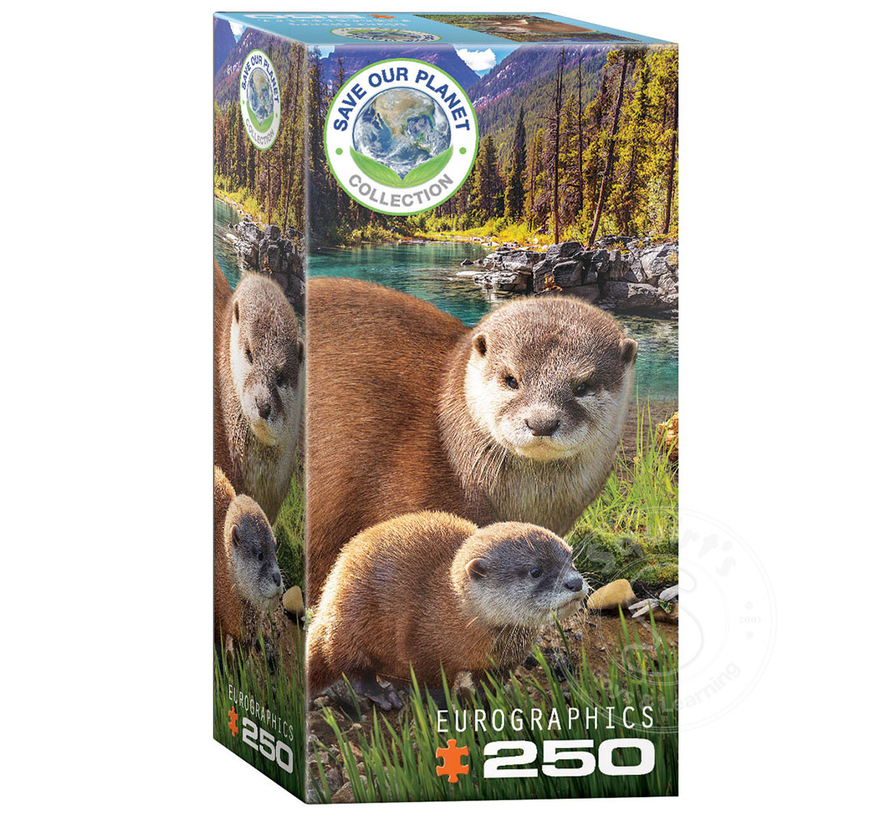 Eurographics Save Our Planet Collection: Otters Puzzle 250pcs