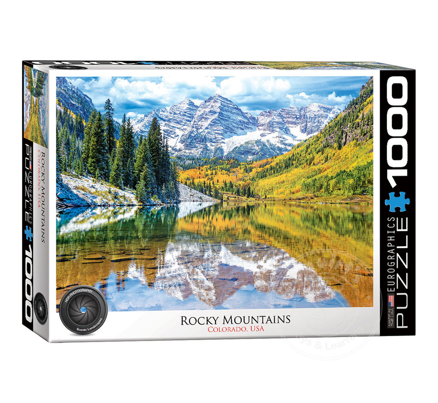 FINAL SALE Eurographics Rocky Mountains  Colorado, USA Puzzle 1000pcs