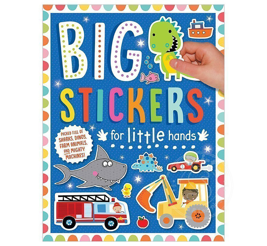 Big Stickers for Little Hands Blue