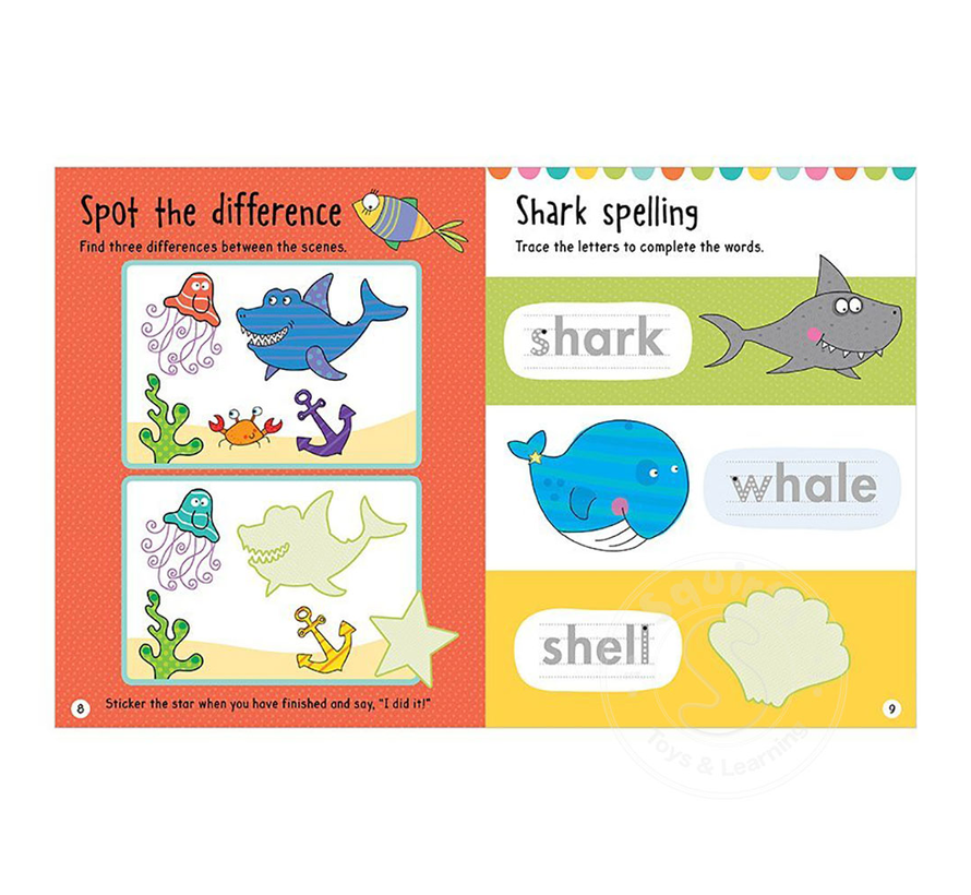 Big Stickers for Little Hands Blue