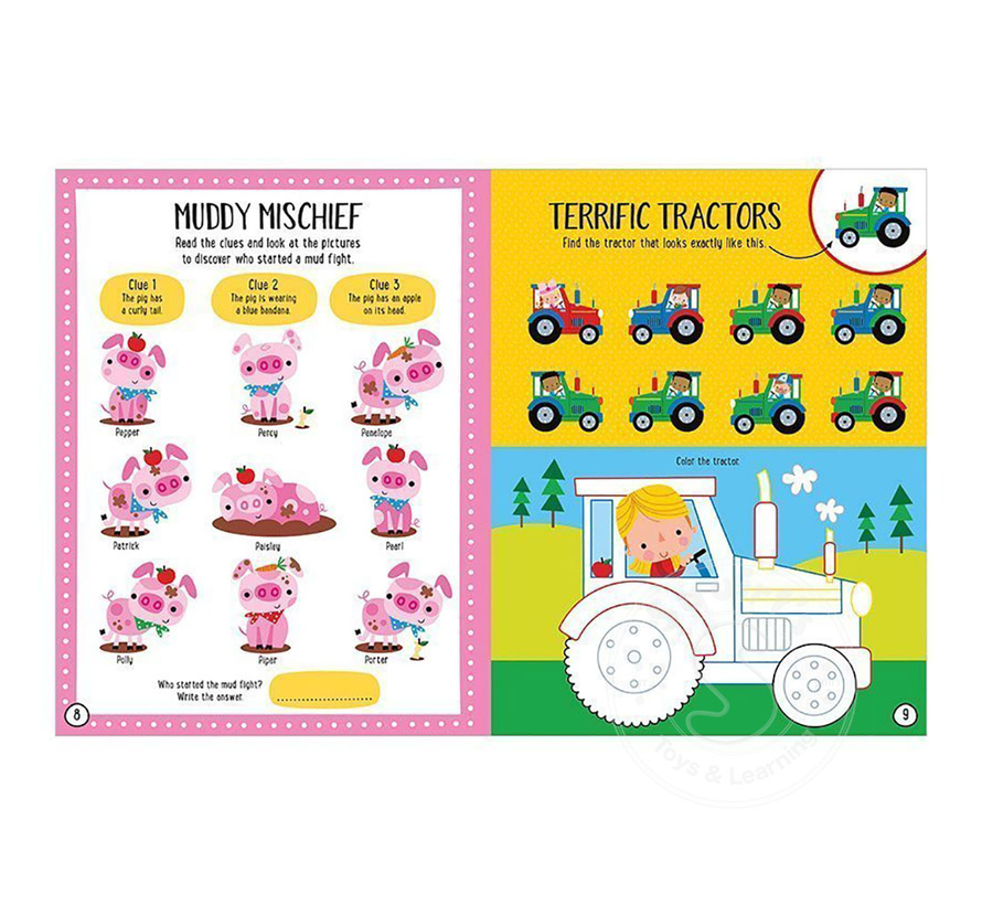 Balloon Stickers Farmyard Activity Book