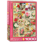 Eurographics Roses Seed Catalogue Covers Puzzle 1000pcs