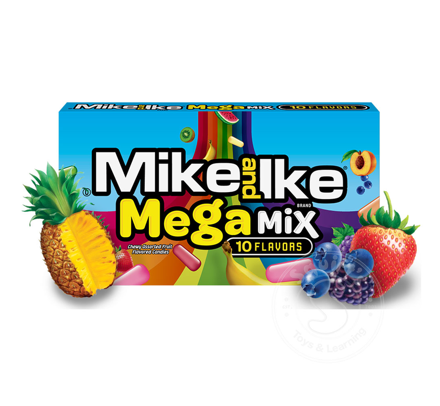Mike & Ike Mega Mix - 10 Flavors 5oz Theatre Box