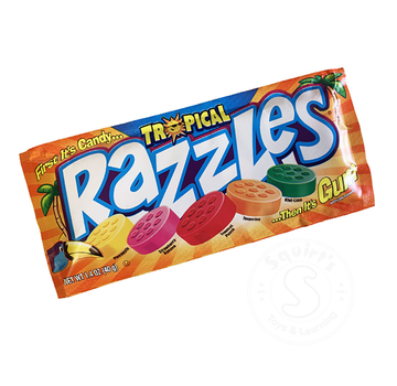 Razzles Original Tropical Candy Gum 40g