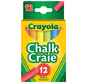 Crayola Coloured Chalk, 12ct