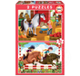 Educa Horse Grooming Puzzle 2 x 48pcs